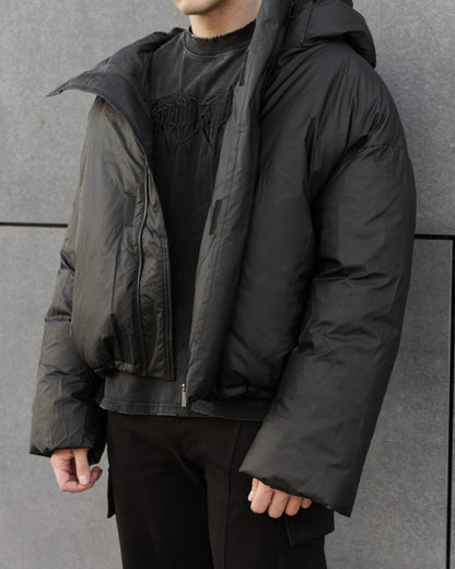 PUFFER JACKET IN JET BLACK FOR MENS